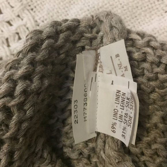 Brunello Cucinelli Sequin Asymm Silk Crop Sweater - Picture 7 of 7